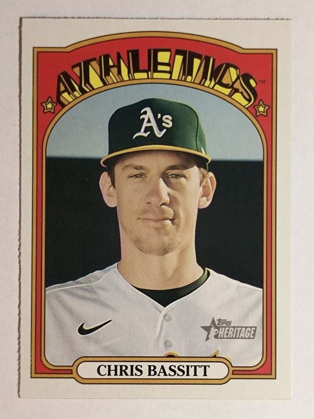2021 Topps Heritage #214 Chris Bassitt