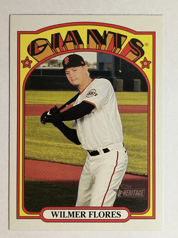 2021 Topps Heritage #217 Wilmer Flores