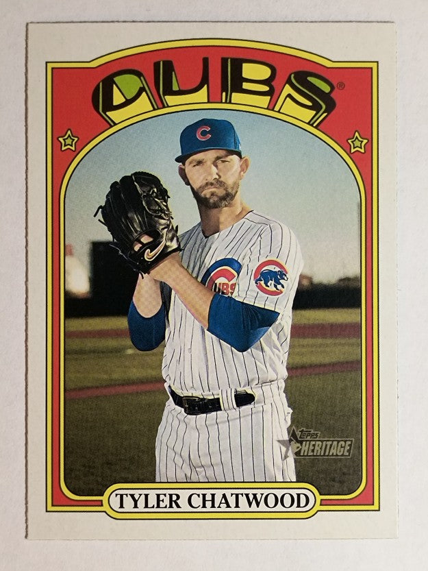 2021 Topps Heritage #218 Tyler Chatwood