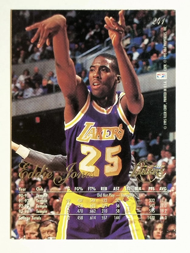 1994-95 Flair #241 Eddie Jones RC