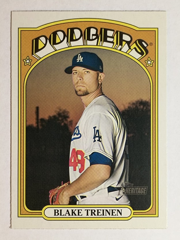 2021 Topps Heritage #222 Blake Treinen