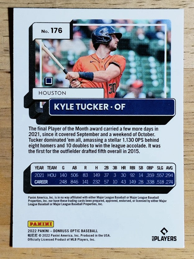 2022 Donruss Optic #176 Kyle Tucker