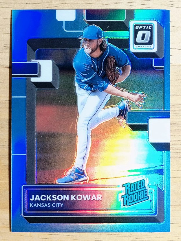 2022 Donruss Optic Carolina Blue #46 Jackson Kowar RR