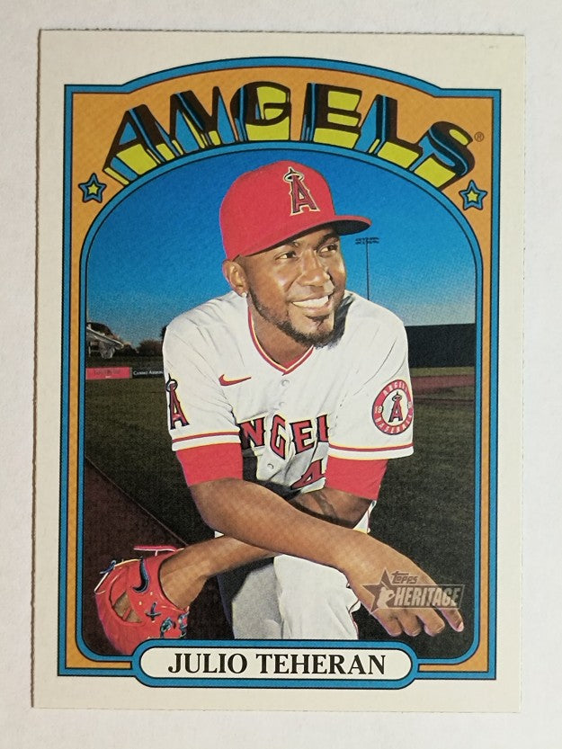 2021 Topps Heritage #225 Julio Teheran