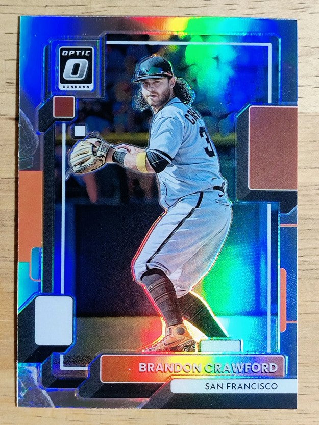 2022 Donruss Optic Holo #168 Brandon Crawford