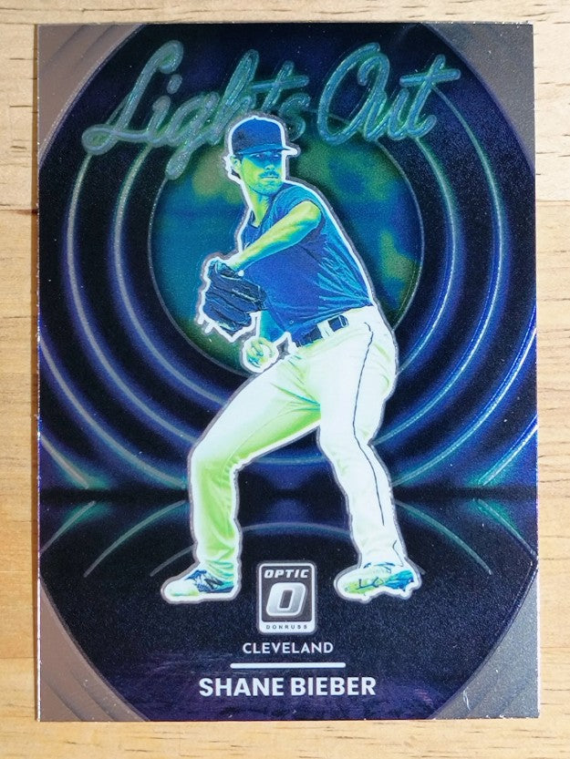 2022 Donruss Optic Lights Out #15 Shane Bieber