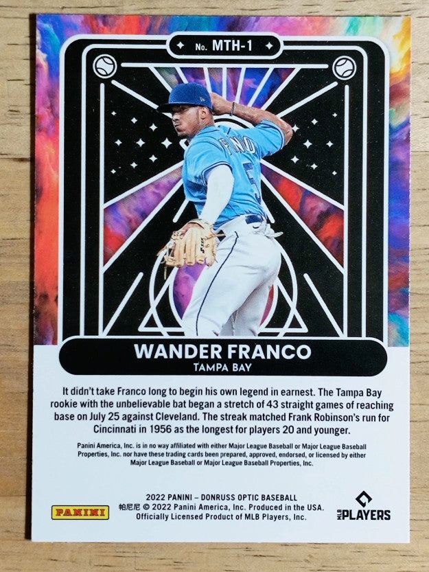 2022 Donruss Optic Mythical #1 Wander Franco