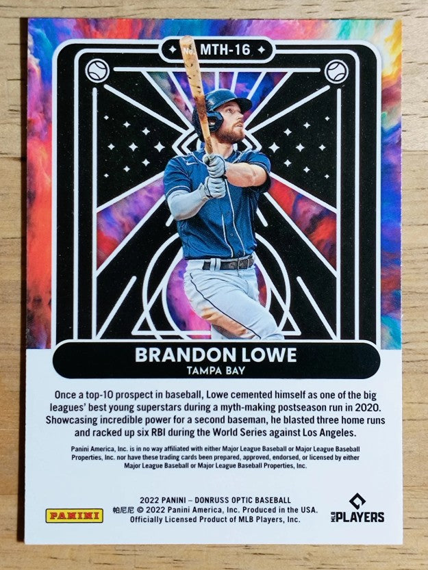 2022 Donruss Optic Mythical #16 Brandon Lowe