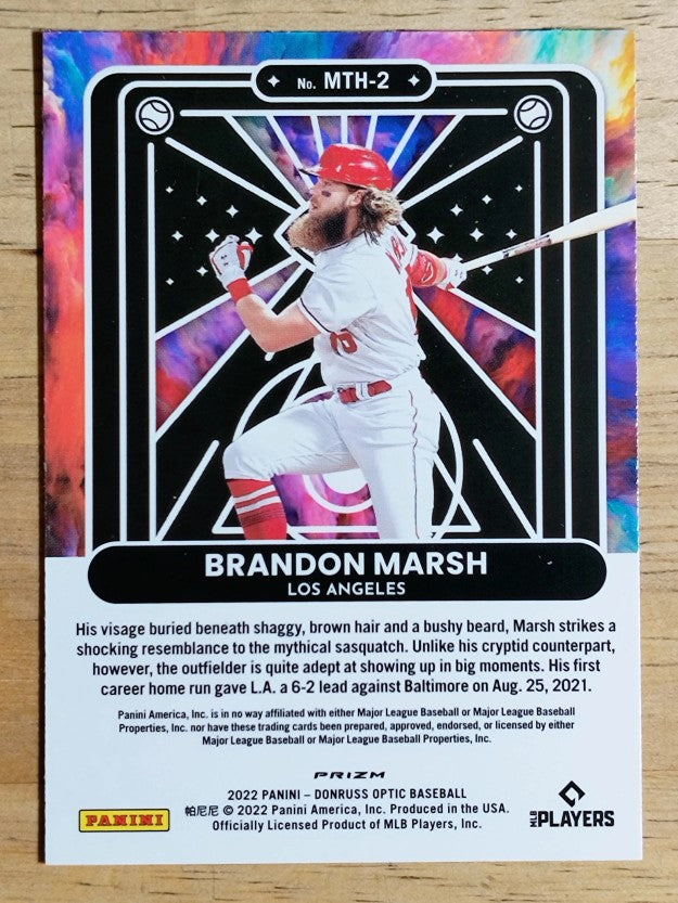 2022 Donruss Optic Mythical Holo #2 Brandon Marsh