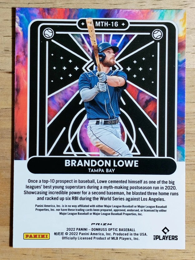2022 Donruss Optic Mythical Holo #16 Brandon Lowe