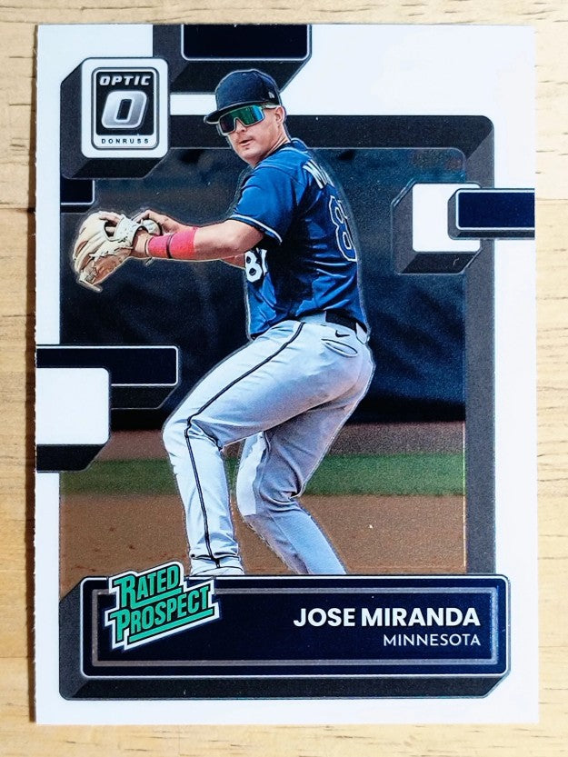 2022 Donruss Optic Rated Prospects #17 Jose Miranda