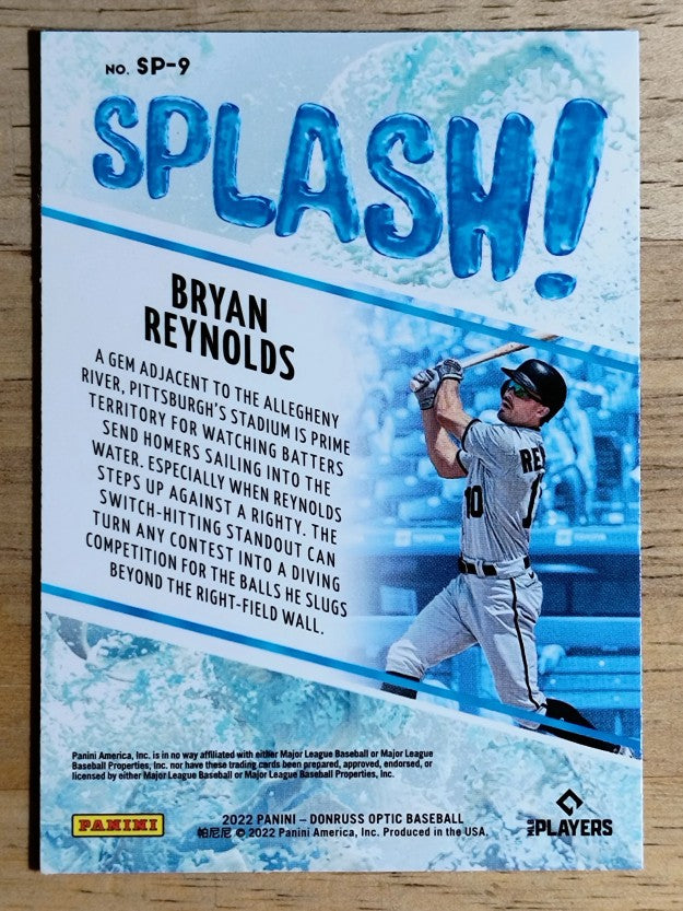 2022 Donruss Optic Splash #9 Bryan Reynolds