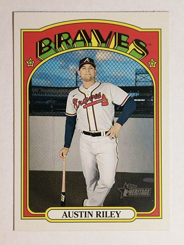 2021 Topps Heritage #226 Austin Riley