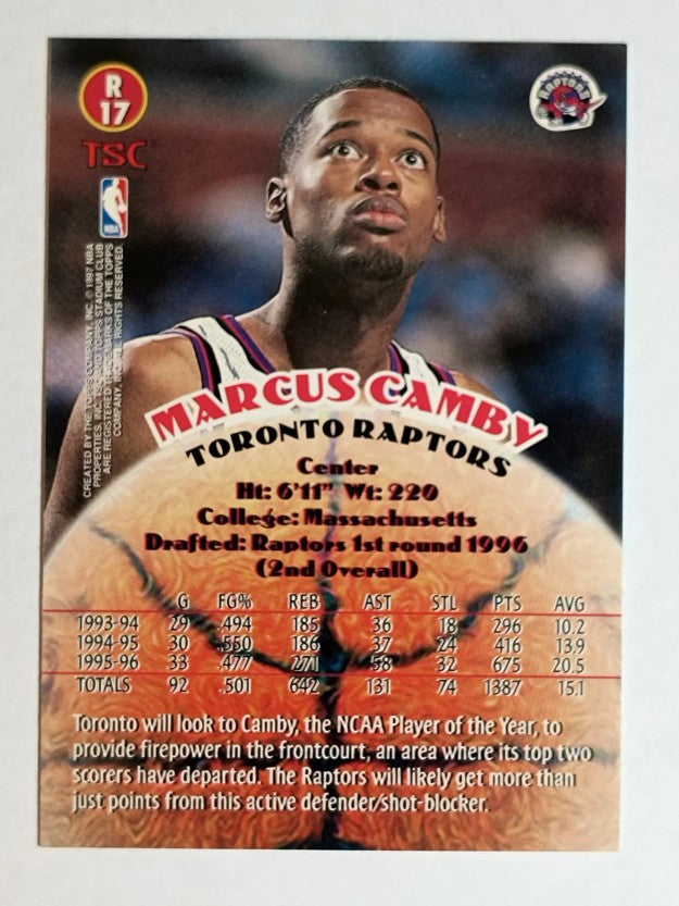 1996-97 Stadium Club Rookies 2 #R17 Marcus Camby
