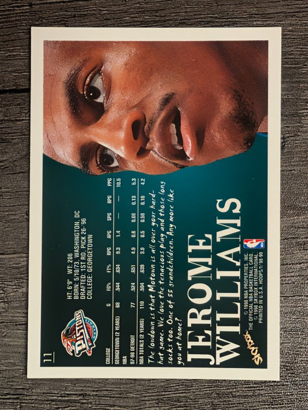1998-99 Hoops #11 Jerome Williams
