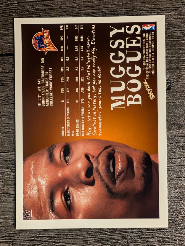 1998-99 Hoops #57 Muggsy Bogues