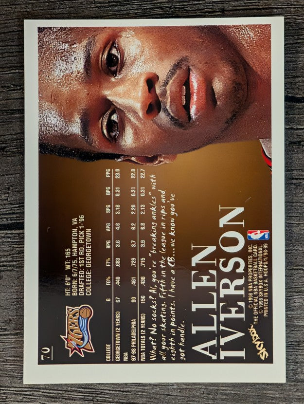 1998-99 Hoops #70 Allen Iverson