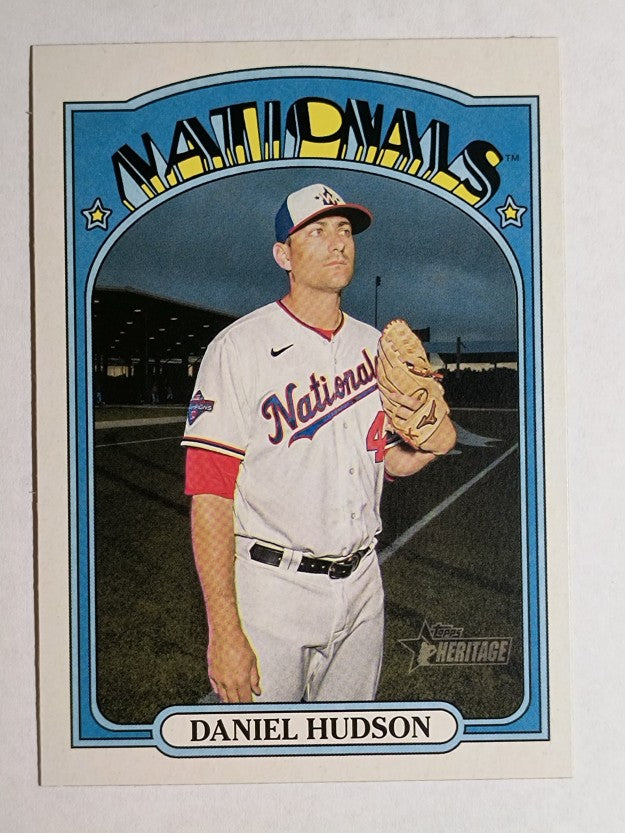 2021 Topps Heritage #234 Daniel Hudson