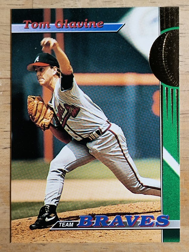 1993 Braves Stadium Club #1 Tom Glavine