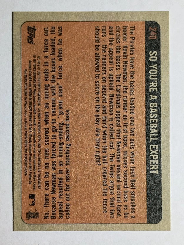 2021 Topps Heritage #240 Andrew McCutchen IA