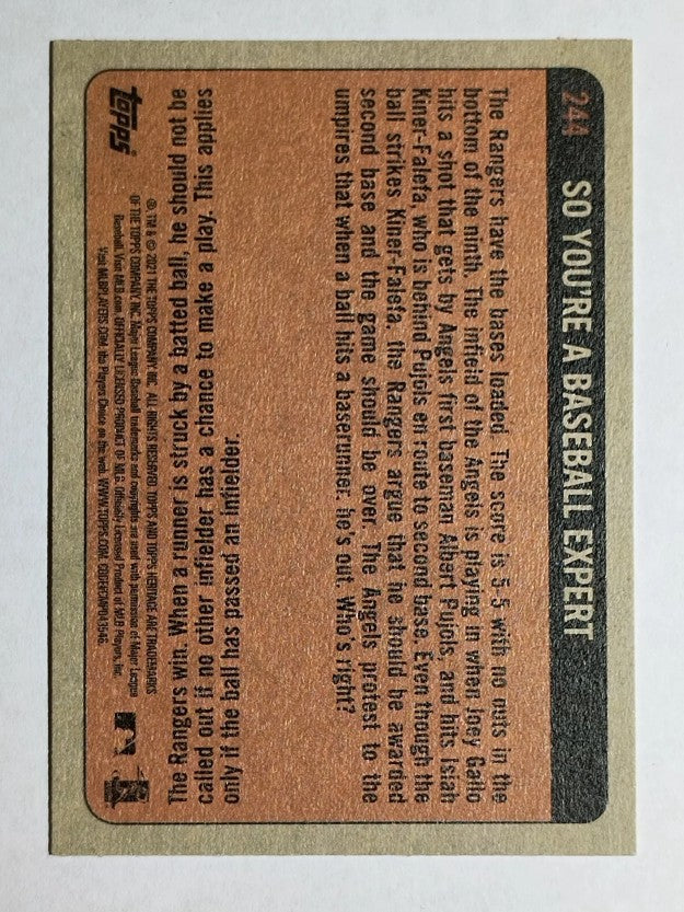 2021 Topps Heritage #244 Tim Anderson IA