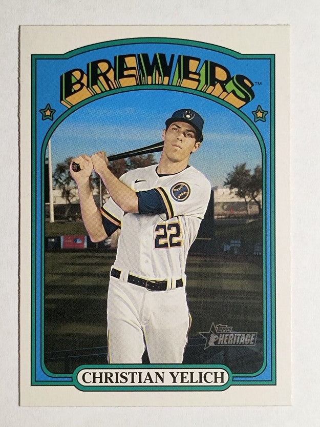2021 Topps Heritage #251 Christian Yelich