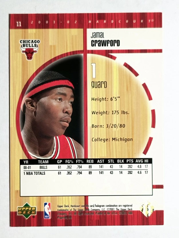2001-02 Upper Deck Hardcourt #11 Jamal Crawford
