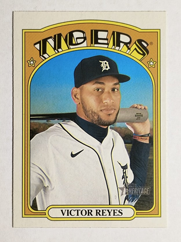 2021 Topps Heritage #256 Victor Reyes