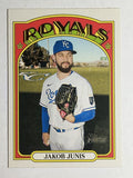 2021 Topps Heritage #257 Jakob Junis