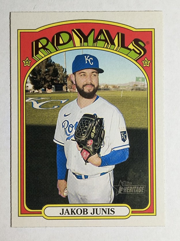 2021 Topps Heritage #257 Jakob Junis