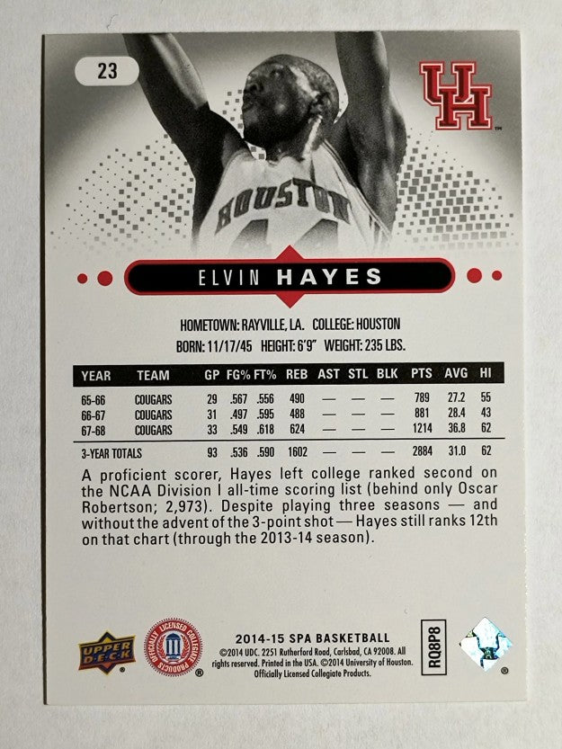 2014-15 SP Authentic #23 Elvin Hayes