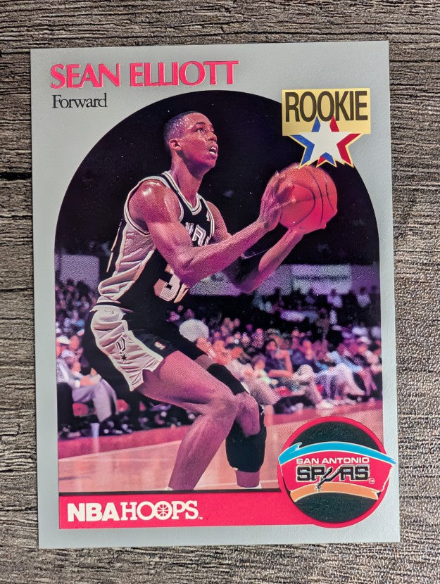 1990-91 Hoops #267 Sean Elliott RC