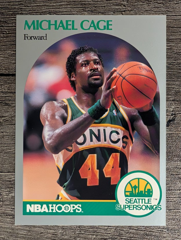 1990-91 Hoops #275 Michael Cage