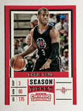 2017-18 Panini Contenders Draft Picks #8A Chris Paul/black jersey