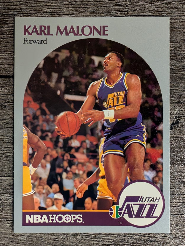 1990-91 Hoops #292 Karl Malone