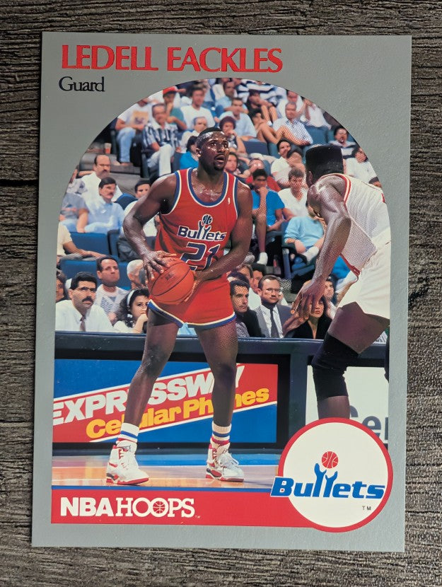 1990-91 Hoops #296 Ledell Eackles SP