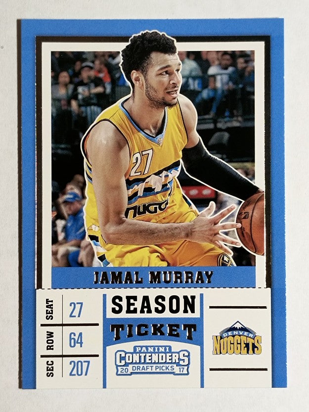2017-18 Panini Contenders Draft Picks #21B Jamal Murray/yellow jersey