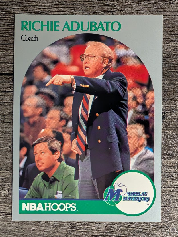 1990-91 Hoops #310 Richie Adubato CO