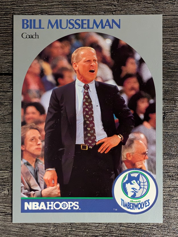 1990-91 Hoops #320 Bill Musselman CO