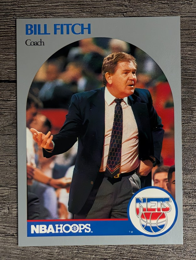 1990-91 Hoops #321 Bill Fitch CO