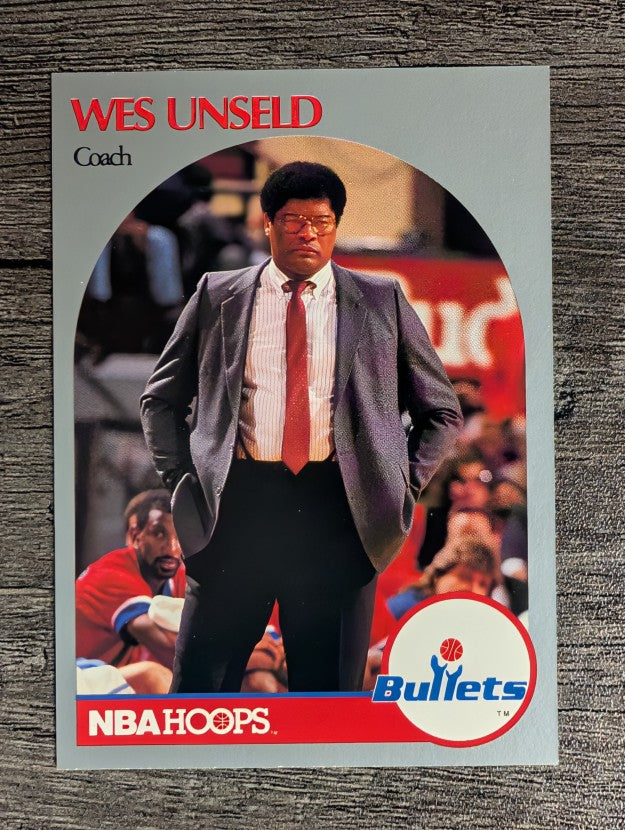 1990-91 Hoops #331 Wes Unseld CO