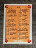 1990-91 Hoops #333 Checklist 2 SP
