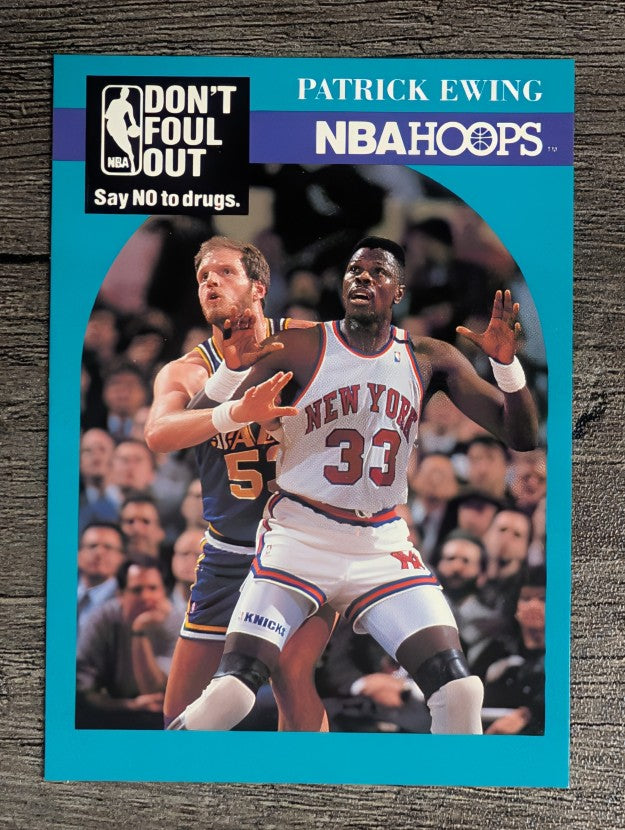 1990-91 Hoops #388 Patrick Ewing/Don't Foul Out