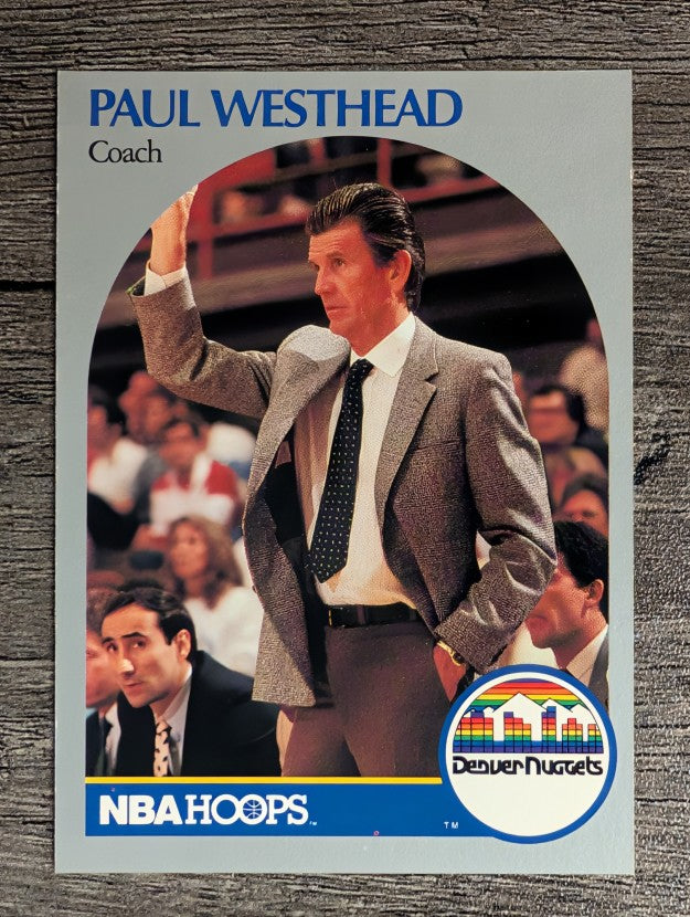 1990-91 Hoops #422 Paul Westhead U CO