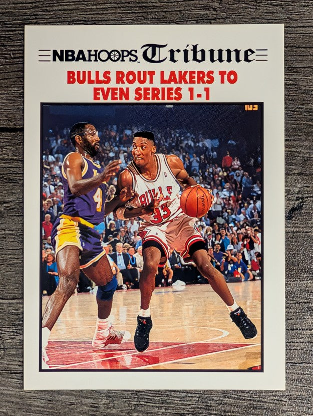 1991-92 Hoops #539 Scottie Pippen FIN/James Worthy