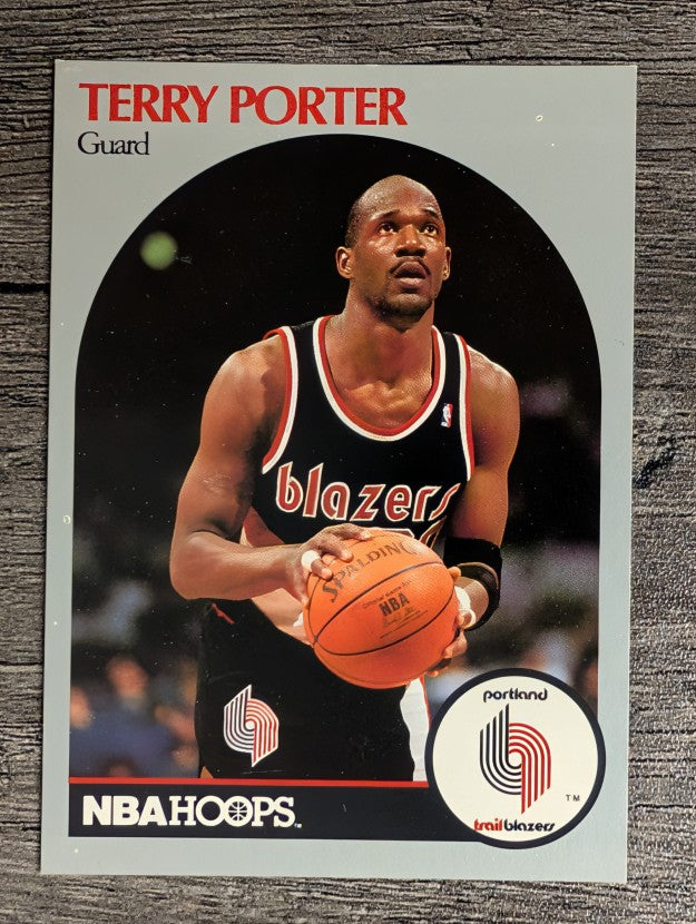 1990-91 Hoops #249B Terry Porter COR