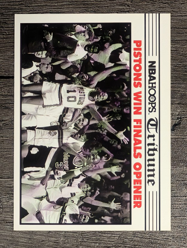 1990-91 Hoops #337 Pistons Celebrate/Dennis Rodman