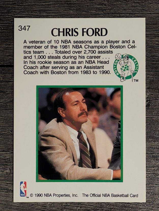 1990-91 Hoops #347 Chris Ford CO