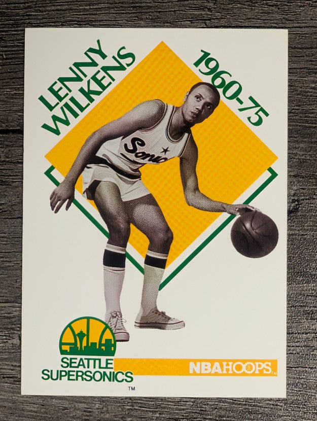 1990-91 Hoops #349 Lenny Wilkens CO