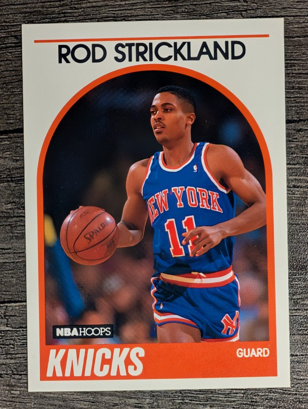 1989-90 Hoops #8 Rod Strickland RC